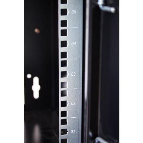 Techly I-CASE ER-1009B45 stojak 9U Szafa wisząca Czarny Techly I-CASE ER-1009B45 stojak 9U Szafa wisząca Czarny