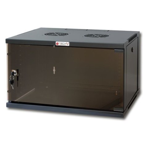 Techly I-CASE ER-1009B45 stojak 9U Szafa wisząca Czarny Techly I-CASE ER-1009B45 stojak 9U Szafa wisząca Czarny