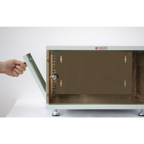 Techly I-CASE ER-1009B45 stojak 9U Szafa wisząca Czarny Techly I-CASE ER-1009B45 stojak 9U Szafa wisząca Czarny