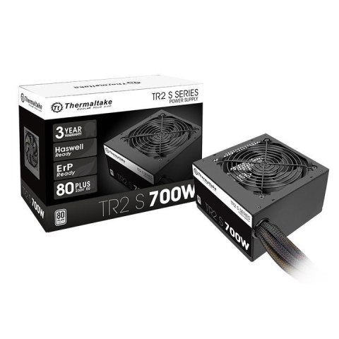 Thermaltake TRS-700AH2NK moduł zasilaczy 700 W 20+4 pin ATX ATX Czarny Thermaltake TRS-700AH2NK moduł zasilaczy 700 W 20+4 pin ATX ATX Czarny