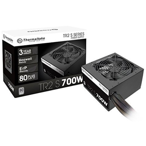 Thermaltake TRS-700AH2NK moduł zasilaczy 700 W 20+4 pin ATX ATX Czarny Thermaltake TRS-700AH2NK moduł zasilaczy 700 W 20+4 pin ATX ATX Czarny
