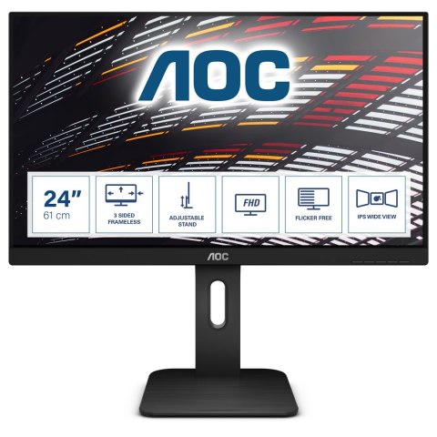 AOC P1 X24P1 monitor komputerowy 61 cm (24") 1920 x 1200 px WUXGA LED Czarny AOC P1 X24P1 monitor komputerowy 61 cm (24") 1920 x 1200 px WUXGA LED Czarny