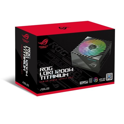 ASUS ROG -LOKI-1200T-SFX-L-GAMING moduł zasilaczy 1200 W 20+4 pin ATX Czarny, Srebrny ASUS ROG -LOKI-1200T-SFX-L-GAMING moduł zasilaczy 1200 W 20+4 pin ATX Czarny, Srebrny