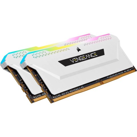Corsair Vengeance RGB Pro CMH32GX4M2D3600C18W moduł pamięci 32 GB 2 x 16 GB DDR4 3600 MHz Corsair Vengeance RGB Pro CMH32GX4M2D3600C18W moduł pamięci 32 GB 2 x 16 GB DDR4 3600 MHz