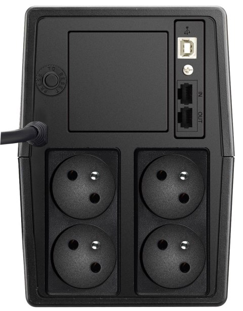 PowerWalker VI 1000 SCL FR Technologia line-interactive 1 kVA 600 W 4 x gniazdo sieciowe PowerWalker VI 1000 SCL FR Technologia line-interactive 1 kVA 600 W 4 x gniazdo sieciowe