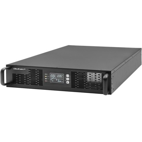 QOLTEC ZASILACZ AWARYJNY UPS DO RACK | 2.4KVA | 2400W | POWER FACTOR 1.0 | LCD | EPO | USB | ON-LINE QOLTEC ZASILACZ AWARYJNY UPS DO RACK | 2.4KVA | 2400W | POWER FACTOR 1.0 | LCD | EPO | USB | ON-LINE