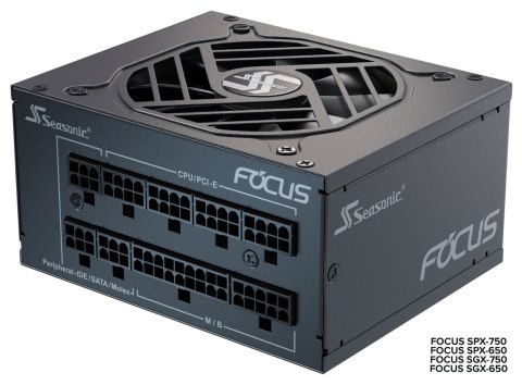 Seasonic FOCUS SGX-750 (2021) moduł zasilaczy 750 W 20+4 pin ATX SFX Czarny Seasonic FOCUS SGX-750 (2021) moduł zasilaczy 750 W 20+4 pin ATX SFX Czarny