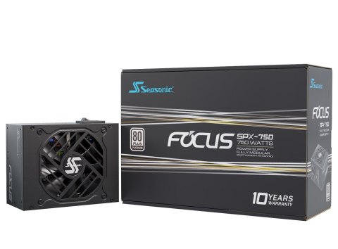 Seasonic FOCUS-SPX-750 moduł zasilaczy 750 W 20+4 pin ATX CFX Czarny Seasonic FOCUS-SPX-750 moduł zasilaczy 750 W 20+4 pin ATX CFX Czarny