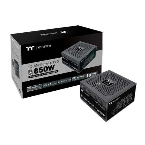 Thermaltake Toughpower PF3 moduł zasilaczy 850 W 24-pin ATX ATX Czarny Thermaltake Toughpower PF3 moduł zasilaczy 850 W 24-pin ATX ATX Czarny