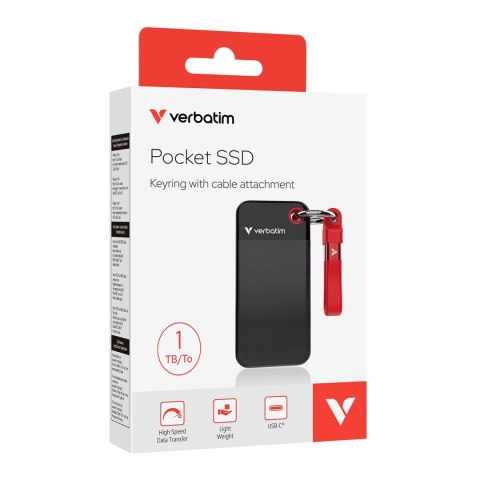 Verbatim Pocket SSD USB 3.2 Gen 2 1TB Verbatim Pocket SSD USB 3.2 Gen 2 1TB