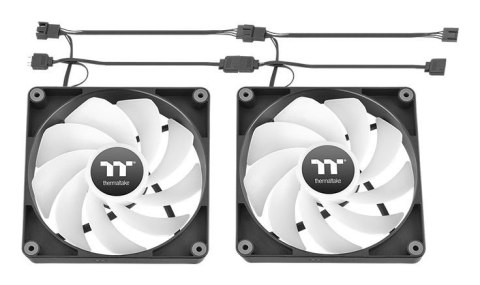 Wentylator komputerowy Thermaltake CT140 Reverse ARGB Sync z podświetleniem 140mm, zestaw 2 sztuki Wentylator komputerowy Thermaltake CT140 Reverse ARGB Sync z podświetleniem 140mm, zestaw 2 sztuki