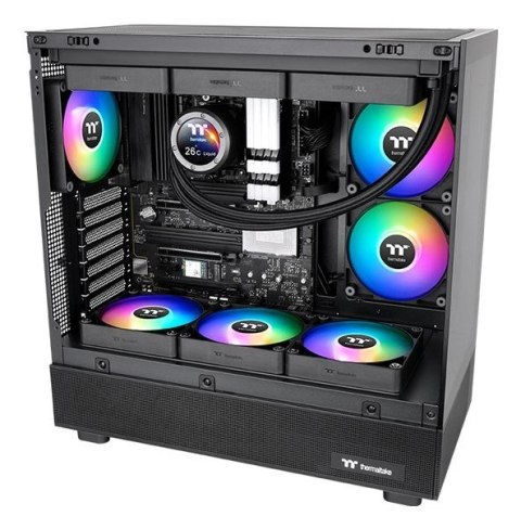 Wentylator komputerowy Thermaltake CT140 Reverse ARGB Sync z podświetleniem 140mm, zestaw 2 sztuki Wentylator komputerowy Thermaltake CT140 Reverse ARGB Sync z podświetleniem 140mm, zestaw 2 sztuki