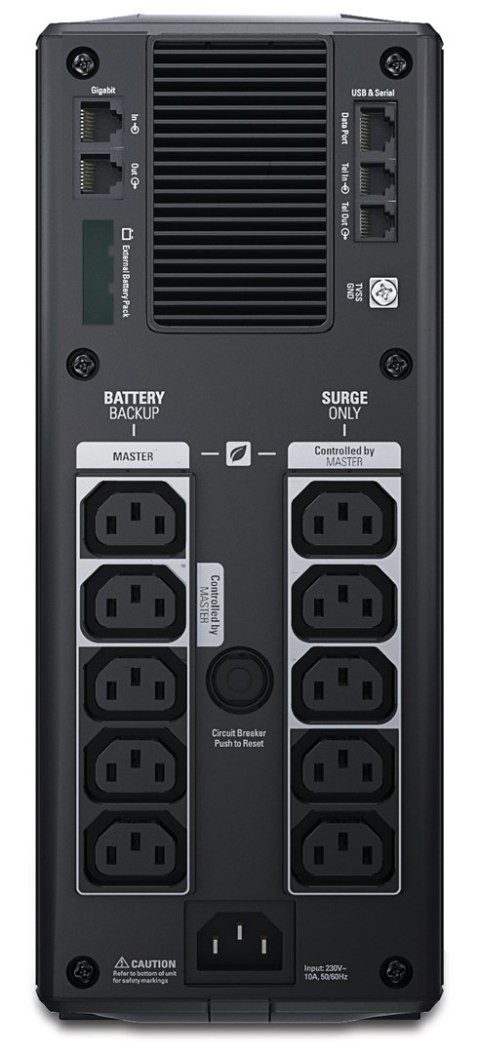 APC Back-UPS Pro Technologia line-interactive 1,5 kVA 865 W 10 x gniazdo sieciowe APC Back-UPS Pro Technologia line-interactive 1,5 kVA 865 W 10 x gniazdo sieciowe