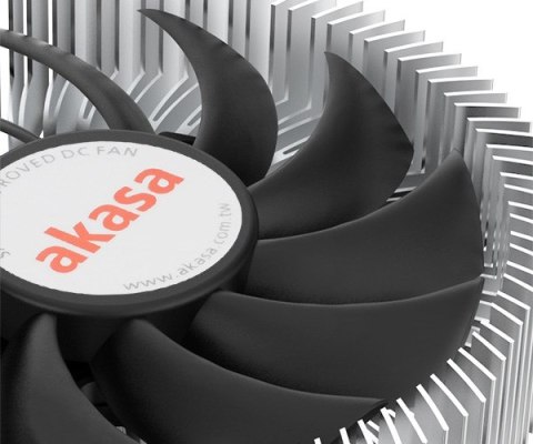 Akasa AK-CC6601EP01 system chłodzenia komputerów Procesor Radiator 7,5 cm Aluminium, Czarny 1 szt. Akasa AK-CC6601EP01 system chłodzenia komputerów Procesor Radiator 7,5 cm Aluminium, Czarny 1 szt.