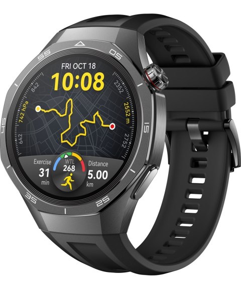 Huawei WATCH GT 5 Pro 46mm | Inteligentny zegarek | GPS (satelitarny) | Dioda AMOLED | 1,43 cala | Czarny Huawei WATCH GT 5 Pro 46mm | Inteligentny zegarek | GPS (satelitarny) | Dioda AMOLED | 1,43 cala | Czarny