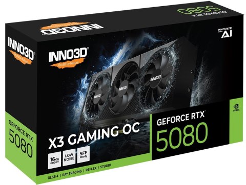 Inno3D Gaming OC GeForce RTX 5080 X3 NVIDIA 16 GB GDDR7 Inno3D Gaming OC GeForce RTX 5080 X3 NVIDIA 16 GB GDDR7