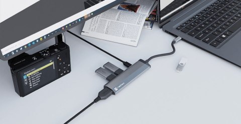 NATEC Fowler Slim Przewodowa USB 3.2 Gen 1 (3.1 Gen 1) Type-C Czarny, Chrom NATEC Fowler Slim Przewodowa USB 3.2 Gen 1 (3.1 Gen 1) Type-C Czarny, Chrom