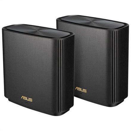ASUS ZenWiFi AX (XT9) AX7800 2er Set Schwarz Tri-band (2.4 GHz/5 GHz/5 GHz) Wi-Fi 6 (802.11ax) Czarny 4 Wewnętrzne ASUS ZenWiFi AX (XT9) AX7800 2er Set Schwarz Tri-band (2.4 GHz/5 GHz/5 GHz) Wi-Fi 6 (802.11ax) Czarny 4 Wewnętrzne