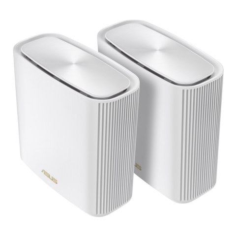 ASUS ZenWiFi AX (XT9) AX7800 2er Set Weiß Tri-band (2.4 GHz/5 GHz/5 GHz) Wi-Fi 6 (802.11ax) Biały 4 Wewnętrzne ASUS ZenWiFi AX (XT9) AX7800 2er Set Weiß Tri-band (2.4 GHz/5 GHz/5 GHz) Wi-Fi 6 (802.11ax) Biały 4 Wewnętrzne