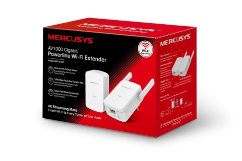 Mercusys AV1000 Gigabit Powerline Wi-Fi Kit MP510 KIT 1000 Mbit/s Ethernet LAN (RJ-45) ports 1 802.11n