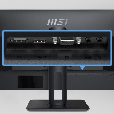 Monitor MSI Pro MP245PG 24 cali IPS FHD HDMI/DP Pivot - Płaski ekran - 61 cm Monitor MSI Pro MP245PG 24 cali IPS FHD HDMI/DP Pivot - Płaski ekran - 61 cm