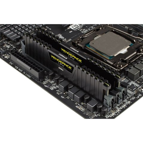 Zestaw pamięci Corsair Vengeance LPX CMK16GX4M2B3200C16 (DDR4 DIMM; 2 x 8 GB; 3000 MHz; CL16) Zestaw pamięci Corsair Vengeance LPX CMK16GX4M2B3200C16 (DDR4 DIMM; 2 x 8 GB; 3000 MHz; CL16)