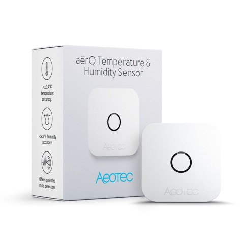 Aeotec AEOEZWA039 sensory temperatury i wilgotności powietrza Wewnętrzna Czujnik temperatury i wilgotności Wolnostojący