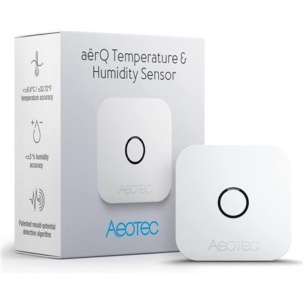 Aeotec AEOEZWA039 sensory temperatury i wilgotności powietrza Wewnętrzna Czujnik temperatury i wilgotności Wolnostojący