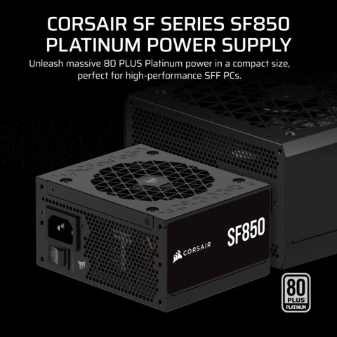*CORSAIR SF Series SF850 80 PLUS Platinum SFX *CORSAIR SF Series SF850 80 PLUS Platinum SFX