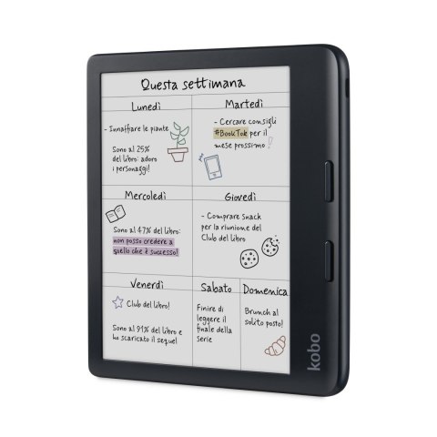 Czytnik eBook Kobo Libra Kolor Schwarz Zestaw z rysikiem 2 Czytnik eBook Kobo Libra Kolor Schwarz Zestaw z rysikiem 2
