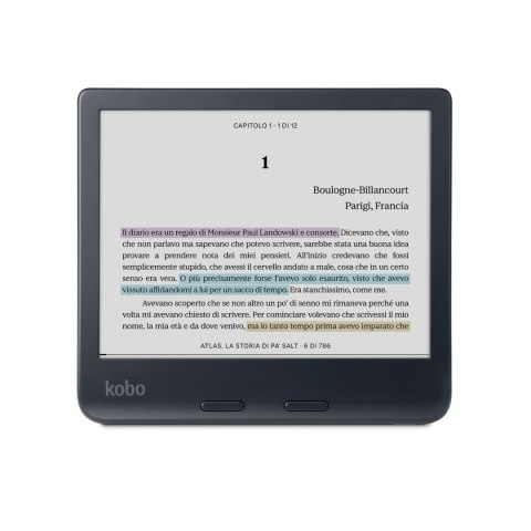 Czytnik eBook Kobo Libra Kolor Schwarz Zestaw z rysikiem 2 Czytnik eBook Kobo Libra Kolor Schwarz Zestaw z rysikiem 2