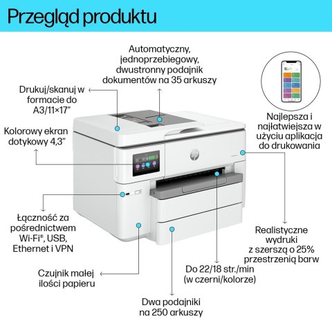 HP OfficeJet Pro Wielkoformatowe urządzenie wielofunkcyjne 9730e HP OfficeJet Pro Wielkoformatowe urządzenie wielofunkcyjne 9730e