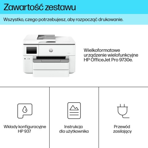 HP OfficeJet Pro Wielkoformatowe urządzenie wielofunkcyjne 9730e HP OfficeJet Pro Wielkoformatowe urządzenie wielofunkcyjne 9730e