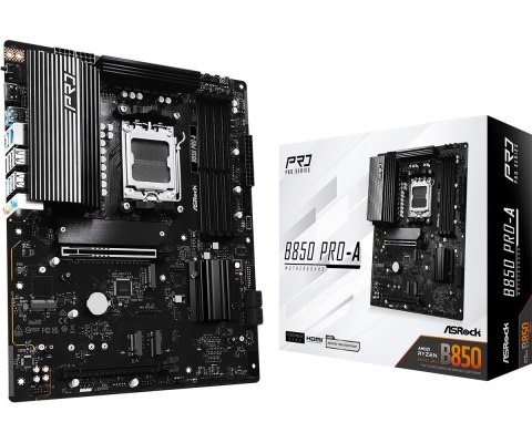 Asrock B850 Pro-A AMD B850 Gniazdo AM5 ATX Asrock B850 Pro-A AMD B850 Gniazdo AM5 ATX
