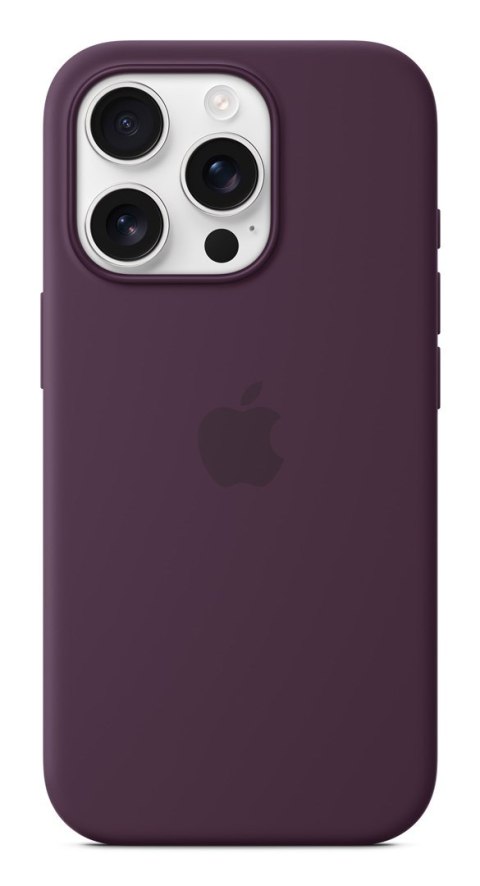 Etui Apple z MagSafe | Jabłko | iPhone'a 16 Pro | Silikon | Śliwka