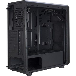 Inter-Tech C-3 Saphir - Wieża - PC - ATX - ITX - micro ATX - Stal - Szkło hartowane - Gaming