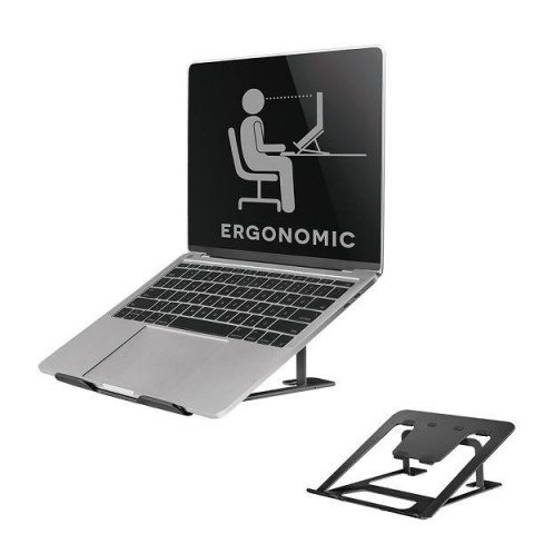 Neomounts NSLS085BLACK stojak na laptop Podstawka na notebooka Czarny 43,2 cm (17") Neomounts NSLS085BLACK stojak na laptop Podstawka na notebooka Czarny 43,2 cm (17")