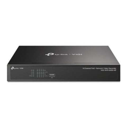 Rejestrator sieciowy TP-LINK VIGI NVR1008H-8P, 8 kanałów PoE+ Rejestrator sieciowy TP-LINK VIGI NVR1008H-8P, 8 kanałów PoE+
