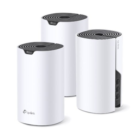 TP-Link Deco S7 (3-pack) Dual-band (2.4 GHz/5 GHz) Wi-Fi 5 (802.11ac) Biały, Czarny Wewnętrzne TP-Link Deco S7 (3-pack) Dual-band (2.4 GHz/5 GHz) Wi-Fi 5 (802.11ac) Biały, Czarny Wewnętrzne