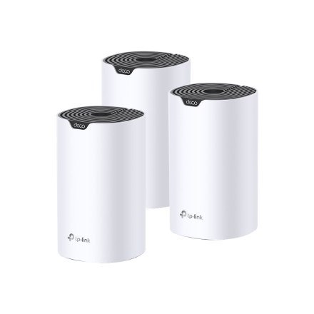 TP-Link Deco S7 (3-pack) Dual-band (2.4 GHz/5 GHz) Wi-Fi 5 (802.11ac) Biały, Czarny Wewnętrzne TP-Link Deco S7 (3-pack) Dual-band (2.4 GHz/5 GHz) Wi-Fi 5 (802.11ac) Biały, Czarny Wewnętrzne