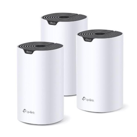 TP-Link Deco S7 (3-pack) Dual-band (2.4 GHz/5 GHz) Wi-Fi 5 (802.11ac) Biały, Czarny Wewnętrzne TP-Link Deco S7 (3-pack) Dual-band (2.4 GHz/5 GHz) Wi-Fi 5 (802.11ac) Biały, Czarny Wewnętrzne