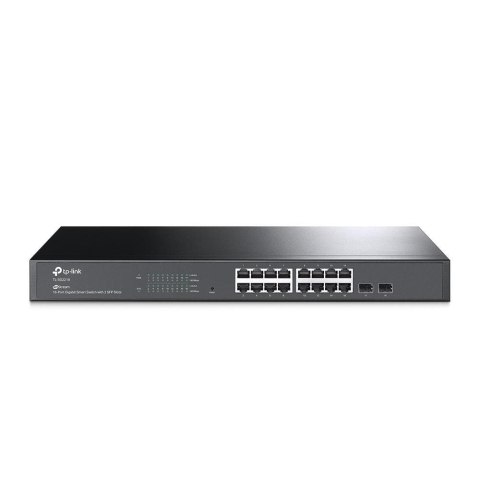 TP-Link Omada SG2218 łącza sieciowe Zarządzany L2/L2+ Gigabit Ethernet (10/100/1000) 1U Czarny TP-Link Omada SG2218 łącza sieciowe Zarządzany L2/L2+ Gigabit Ethernet (10/100/1000) 1U Czarny