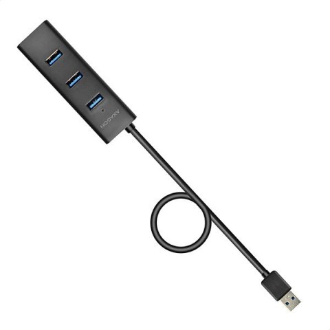 Axagon HUE-S2BP huby i koncentratory USB 3.2 Gen 1 (3.1 Gen 1) Type-A 5000 Mbit/s Czarny Axagon HUE-S2BP huby i koncentratory USB 3.2 Gen 1 (3.1 Gen 1) Type-A 5000 Mbit/s Czarny