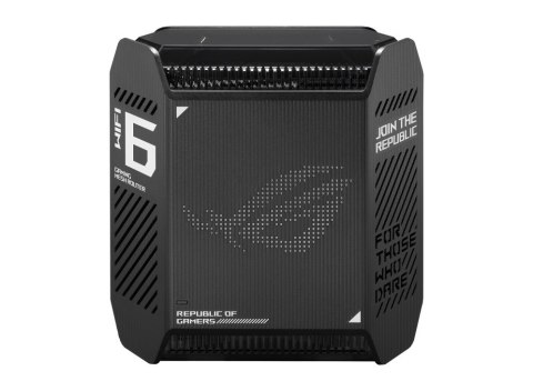 ASUS ROG Rapture GT6 AX10000 AiMesh 1 Pack Tri-band (2.4 GHz/5 GHz/5 GHz) Wi-Fi 6 (802.11ax) Czarny 4 Wewnętrzne ASUS ROG Rapture GT6 AX10000 AiMesh 1 Pack Tri-band (2.4 GHz/5 GHz/5 GHz) Wi-Fi 6 (802.11ax) Czarny 4 Wewnętrzne
