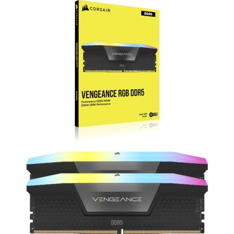 Corsair Vengeance RGB CMH32GX5M2X7000C34 moduł pamięci 32 GB 2 x 16 GB DDR5 7000 MHz Corsair Vengeance RGB CMH32GX5M2X7000C34 moduł pamięci 32 GB 2 x 16 GB DDR5 7000 MHz