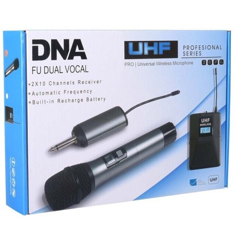 DNA FU DUAL VOCAL - Wokalowe mikrofony bezprzewodowe