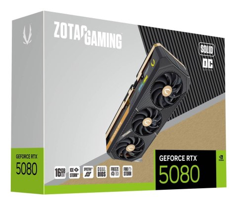 Zotac GAMING GeForce RTX 5080 SOLID OC NVIDIA 16 GB GDDR7 Zotac GAMING GeForce RTX 5080 SOLID OC NVIDIA 16 GB GDDR7
