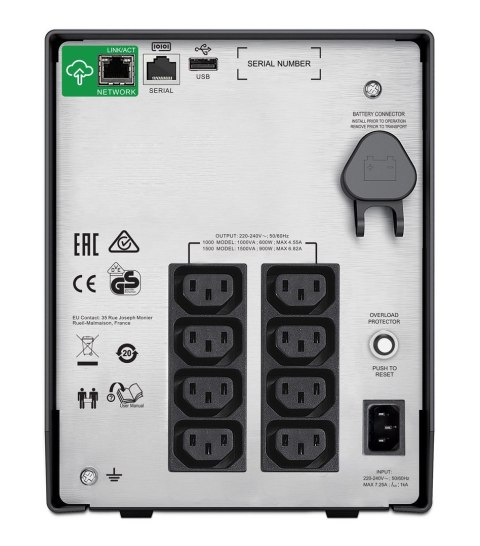APC Smart-UPS C 1000VA LCD 230V with SmartConnect APC Smart-UPS C 1000VA LCD 230V with SmartConnect