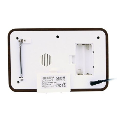Camry CR1153 radio Przenośny Cyfrowy Czarny, Biały Camry CR1153 radio Przenośny Cyfrowy Czarny, Biały