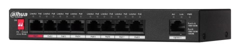 Dahua Technology PFS3009-8ET-96 Nie zarządzany L2 Fast Ethernet (10/100) Obsługa PoE Czarny Dahua Technology PFS3009-8ET-96 Nie zarządzany L2 Fast Ethernet (10/100) Obsługa PoE Czarny
